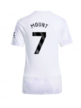 Manchester United Mason Mount #7 Zenski Gostujuci Dres 2025-26 Kratak Rukavima Manchester United Mason Mount #7 Zenski Gostujuci Dres 2025-26 Kratak Rukavima